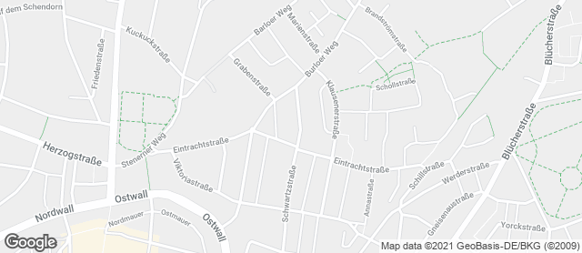 Karte mit Standort von Bors mein Bäcker - Schwartzstraße