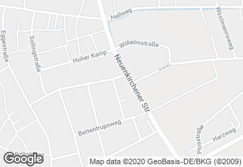 Karte mit Standort von Gerds Backstube Filiale Spexarder Postweg im Combi-Markt