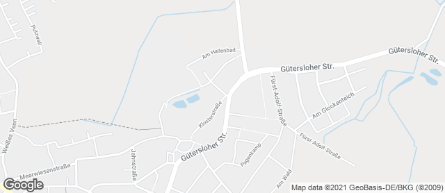 Karte mit Standort von Bäckerei Möllenbrock