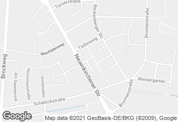 Karte mit Standort von Bäckerei & Konditorei Birkholz GmbH