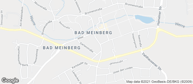 Karte mit Standort von Bäckerei Mellies