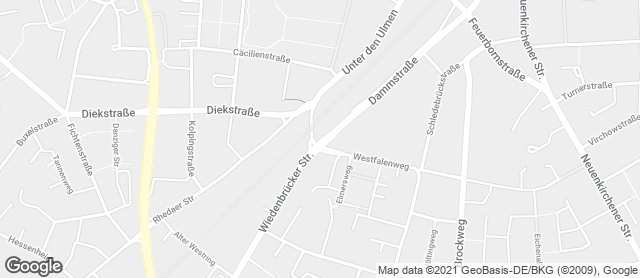 Karte mit Standort von Bäckerei & Konditorei Birkholz GmbH