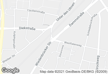 Karte mit Standort von Bäckerei & Konditorei Birkholz GmbH