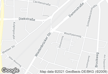 Karte mit Standort von Bäckerei & Konditorei Birkholz GmbH