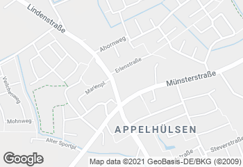 Karte mit Standort von Bäckerei Wilhelm Geiping GmbH & Co. KG