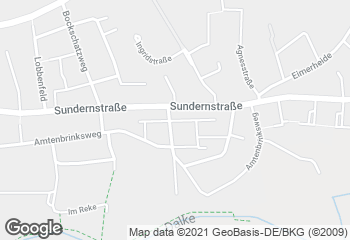 Karte mit Standort von Bernhard Liening GmbH