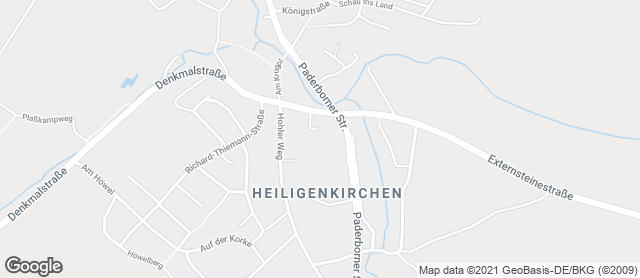 Karte mit Standort von Bäckerei Engel - Rewe Detmold