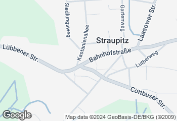 Karte mit Standort von Bäckerei und Konditorei Vater