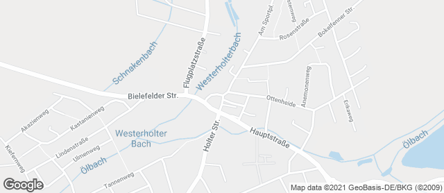 Karte mit Standort von Bäckerei & Konditorei Wölke GmbH