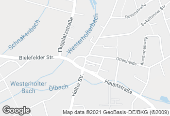 Karte mit Standort von Bäckerei & Konditorei Wölke GmbH