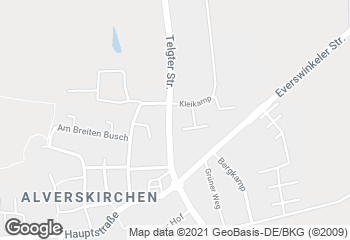 Karte mit Standort von Bäckerei Diepenbrock  GmbH & Co. KG