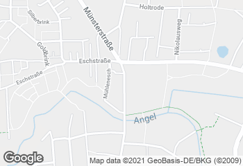 Karte mit Standort von Bäckerei Kisfeld GmbH