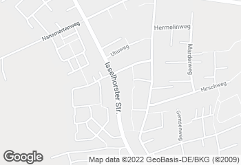 Karte mit Standort von Bäckerei Glasenapp