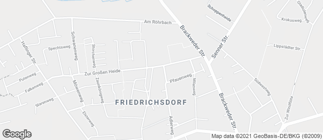 Karte mit Standort von Bäckerei Feiertag, Inh. Wilfried de Boer
