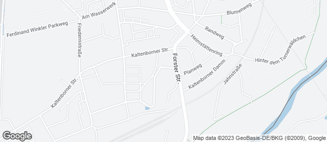 Karte mit Standort von Bäckerei Dreißig GmbH & Co. KG  GUB Kaufland