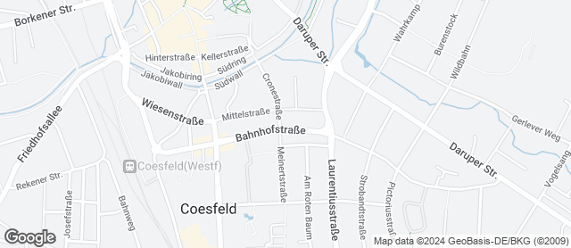 Karte mit Standort von Bäckerei Ebbinghoff GmbH