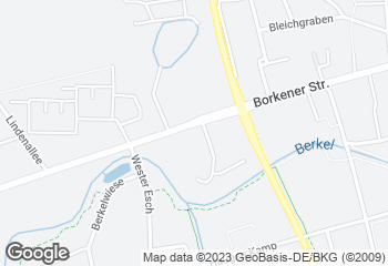 Karte mit Standort von Bäckerei Ebbing Gmbh Co KG