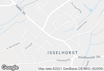Karte mit Standort von Bäckerei Glasenapp