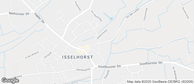 Karte mit Standort von Bäckerei Glasenapp