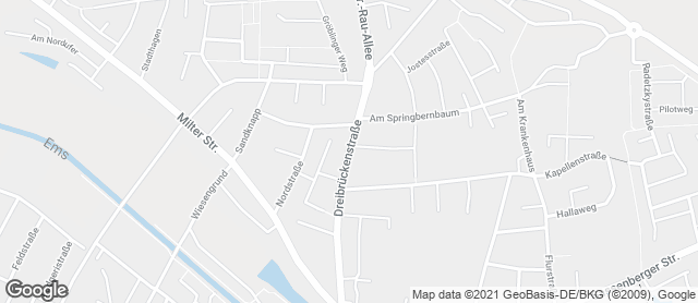 Karte mit Standort von Bäckerei Arenhövel GmbH & Co. KG