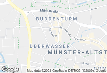 Karte mit Standort von Bäckerei Maria Schrunz e.K. Emsdetten