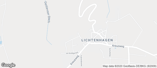 Karte mit Standort von Bäckerei Hillert