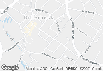 Karte mit Standort von Essmann's Backstube GmbH