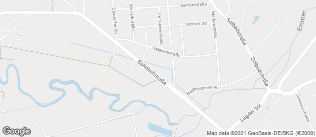 Karte mit Standort von Bäckerei Engel - beim Lidl Bad Pyrmont