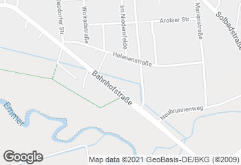 Karte mit Standort von Bäckerei Engel - beim Lidl Bad Pyrmont