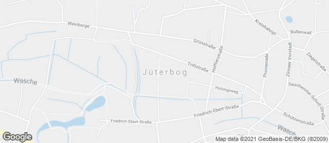 Karte mit Standort von Bäckerei Bubner e.K.