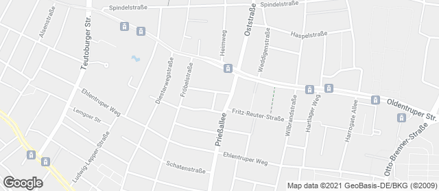 Karte mit Standort von Seeger Brot Ostmarkt Bielefeld Mi + Fr