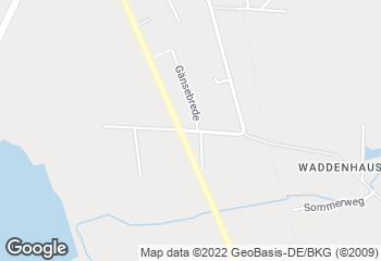 Karte mit Standort von Brinkmanns Backstube GmbH & Co.KG Waddenhausen