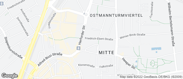 Karte mit Standort von Bäckerei Lamm am Kesselbrink