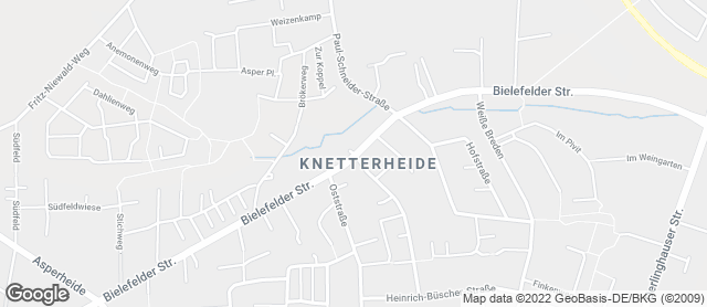 Karte mit Standort von Bäckerei & Conditorei Hensel GmbH