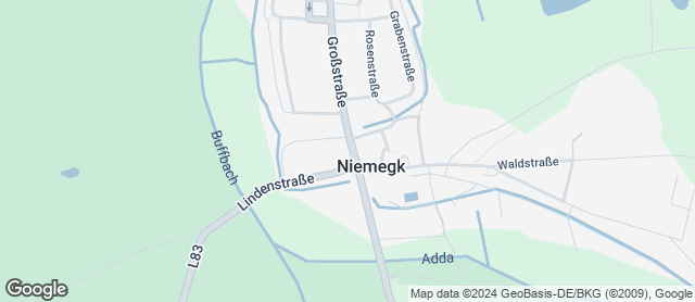 Karte mit Standort von Bäckerei Kelm
