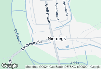 Karte mit Standort von Bäckerei Kelm