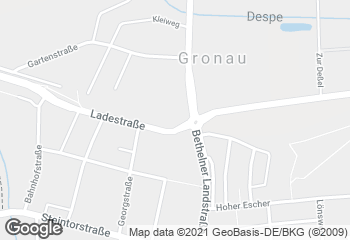 Karte mit Standort von Bäckerei Landbäckerei Grube