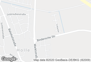 Karte mit Standort von Bäckerei Hermann GmbH	im Rewe Markt