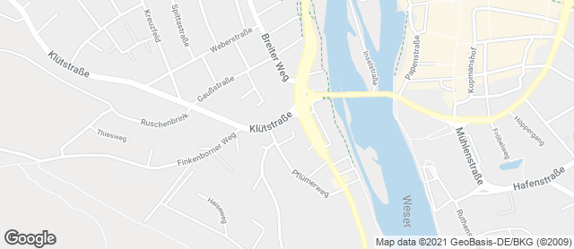 Karte mit Standort von Bäckerei Konditorei Mensing