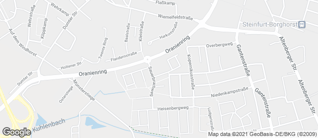 Karte mit Standort von Bäckerei Bäumer (Penny Markt)