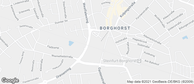 Karte mit Standort von Werning BROTLIEBE - Steinfurt/Borghorst