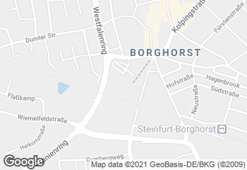 Karte mit Standort von Werning BROTLIEBE - Steinfurt/Borghorst