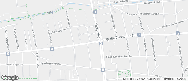 Karte mit Standort von Mühlenbäckerei Düsedau in Magdeburg