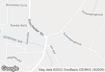 Karte mit Standort von Bäckerei Ebbing GmbH & Co. KG
