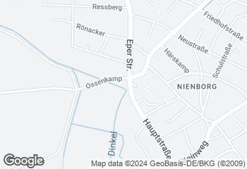 Karte mit Standort von Bäckerei Ebbinghoff GmbH