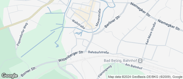 Karte mit Standort von Bäckerei Gericke