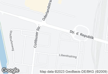 Karte mit Standort von Bäckerei Dreißig GmbH & Co. KG NETTO I EH Fröbelring
