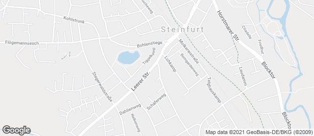 Karte mit Standort von Bäckerei Werning - Steinfurt