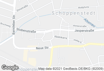Karte mit Standort von Bäckerei Garbe