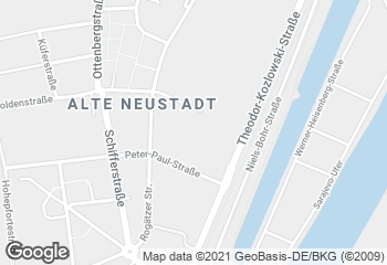 Karte mit Standort von Magdeburger Mühlenwerke GmbH